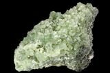 Green Prehnite Crystal Cluster - Morocco #108728-1